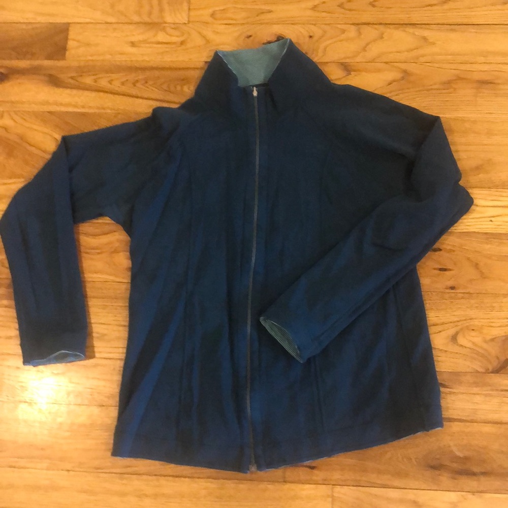 Full-zip Reversible Sweatshirt - Picture 3 of 3
